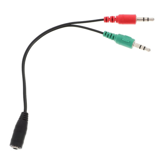 ELAYARD Y Splitter Audio Cable Black for Headset Connect Two Devices Simultaneously