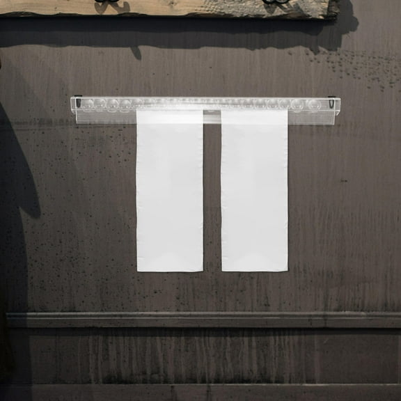 ELAYARD Restaurant Ticket Holder Rail Transparent Clip for Kitchen Order Organization