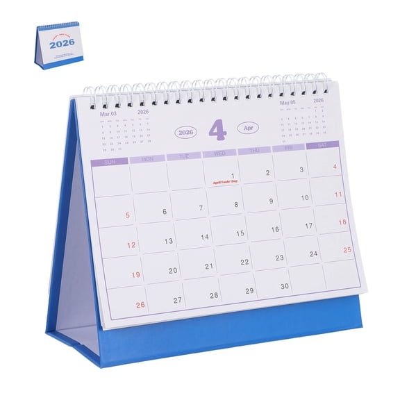 ELAYARD 2026 Thick Paper Desk Calendar Planner - Daily & Monthly Organizer for Office, Home, Teachers, Professionals
