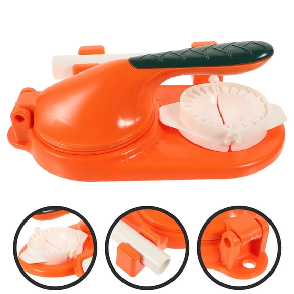 ELAYARD 1 Set of Dumpling Skin Maker Plastic Manual Pressing Kitchen Tool for Home Cooks