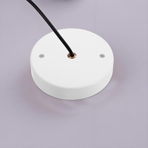 ELAYARD Decorative White Ceiling Light Mounting Plate for Pendant Lights with Wide Compatibility