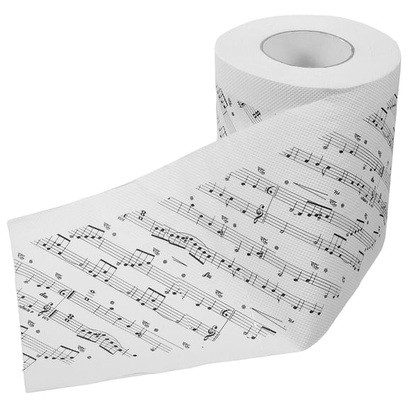 ELAYARD music note tissue Music Notes Toilet Paper Hygiene Giving 1 Roll