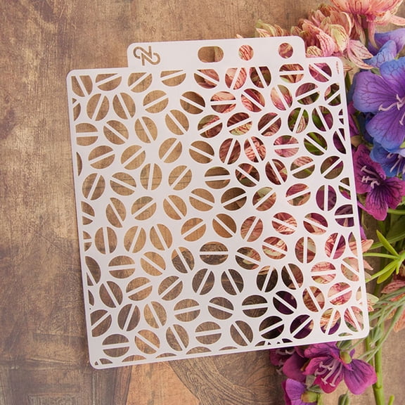 ELAYARD Painting Templates Grey Washable Stencil Sheets for Drawing and Paper Crafts