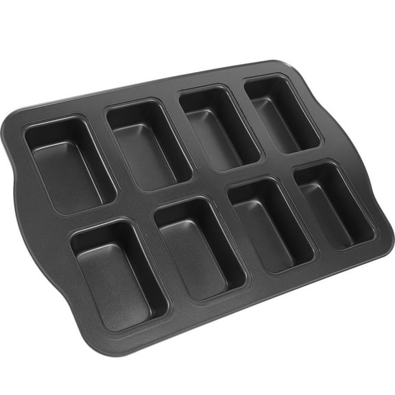 ELAYARD Non Stick Carbon Steel Loaf Pans Black Baking Pan for Home Bread Cake Baking