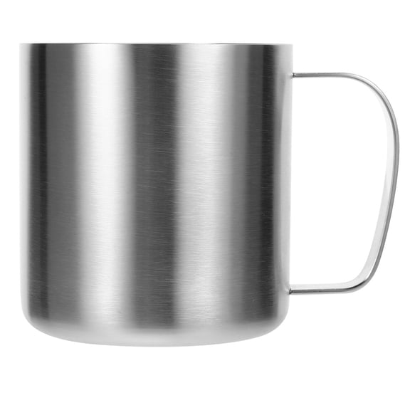 ELAYARD Back to School Reusable Cups Stainless Steel Cup Silver 304 Stainless Steel 1Set