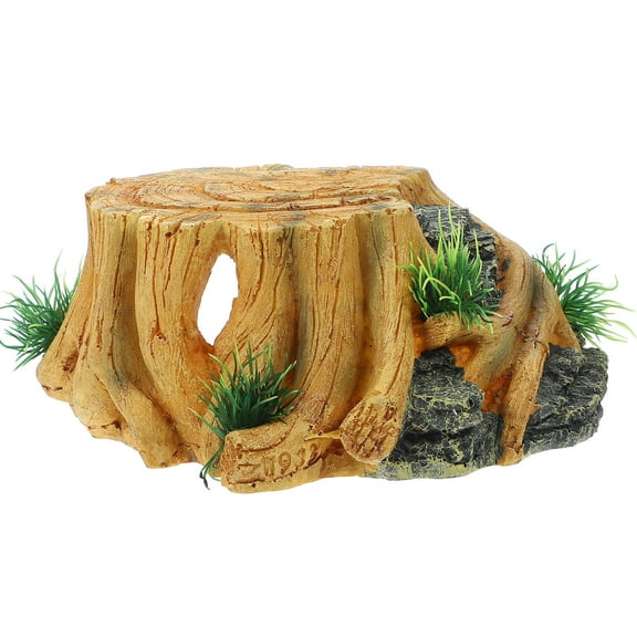 ELAYARD Multi Functional Turtle Floating Dock and Reptile Basking Platform in Coffee Color