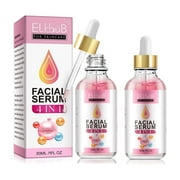 ELBBUB 4 In 1 Facial Serum Enriched with Niacinamide,Hyaluronic Acid,Vitamin-C,Vitamin-E,Help Anti-aging & Hydrate & Brighten Skin,2 Pack