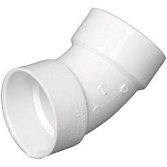 ELBOW 45 PVC DWV 3" HXH