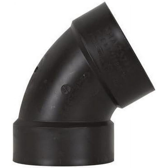 Charlotte Pipe 60 Degree ABS DWV Elbow - 4 In. HXH