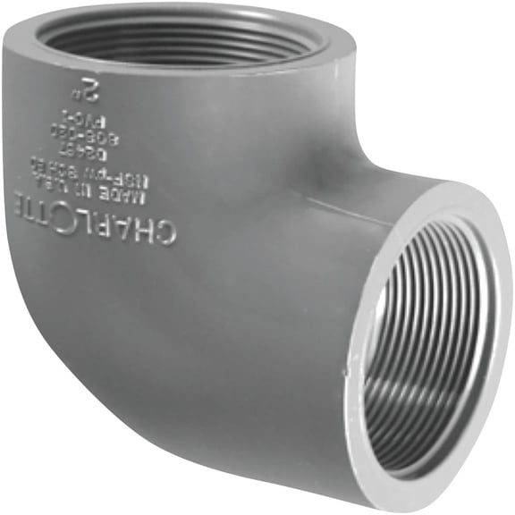Charlotte Pipe Elbow 90 Degree SCH80 FPT - 3/4 In