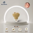 thumbnail image 1 of ELCTRTICI Hearing Aids for Seniors, Mini Invisible Hearing Aid with Smart Noise Reduction Clear Sound, Replaceable Battery, VHP-603 Single, Beige, 1 of 7