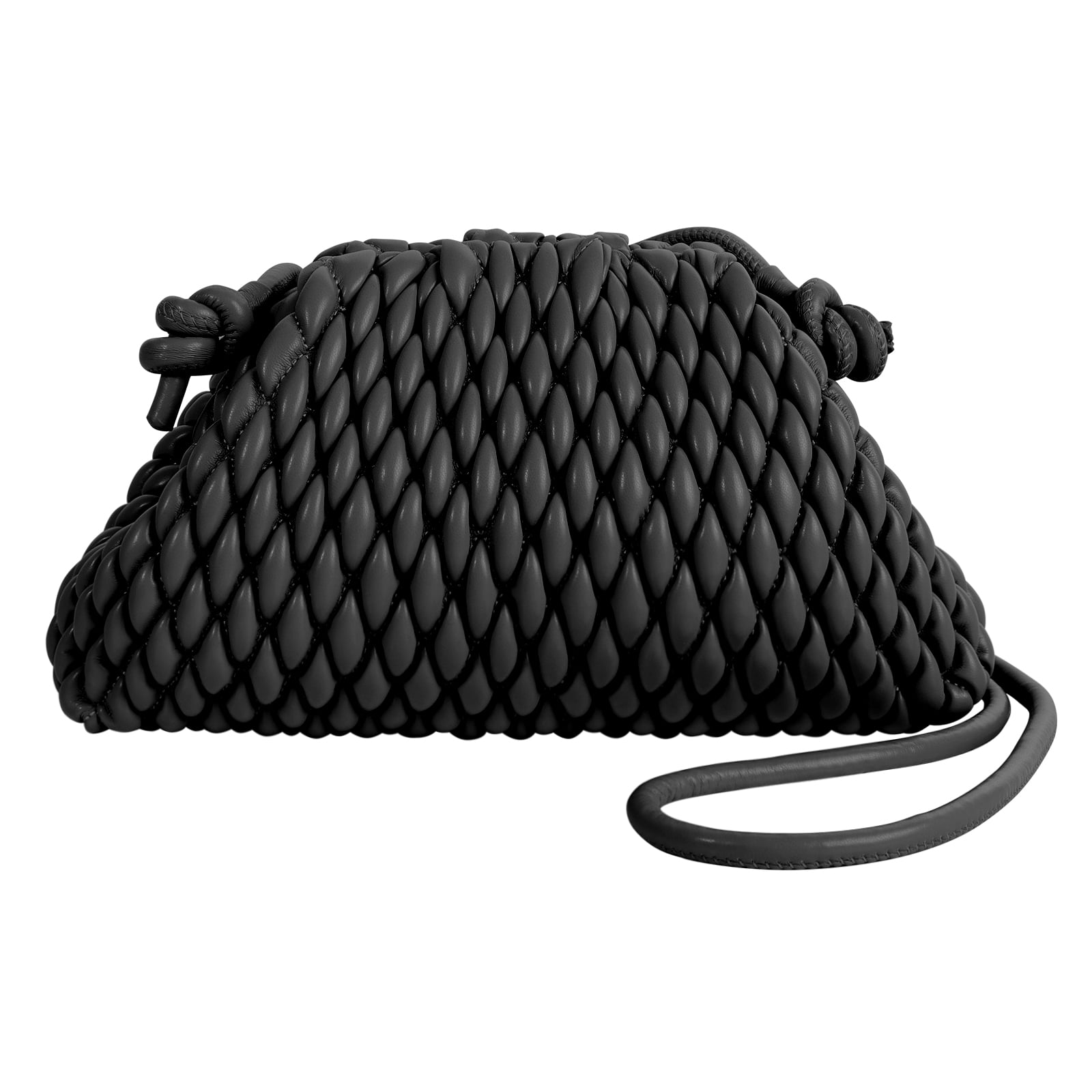 ELDA Dumpling Bag for Women Quilted Clutch Handbag Cloud Purse Fashion ...