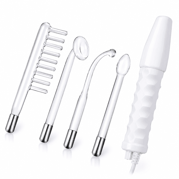 ELDORIX 2026 New 5 in 1 High Frequency Electrode Wand with Neon Electrotherapy Glass Acne Treatment for Acne Treatment,Skin Care,Facial Therapy,Beauty Salons,At-Home Skin Care,Skincare Routines.