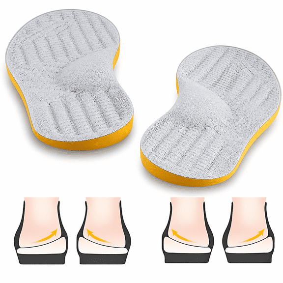 ELDORIX 2026 New Posture Correcting Orthotic Insoles 4 in 1 Gel Insoles Flat Feet Arch Support Orthopedic Overpronation Supination Plantar Fasciitis Metatarsalgia X/O Valgus Varus Length 26.8Cm