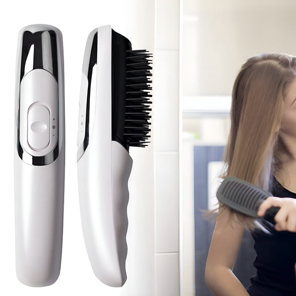 ELDORIX 3-In-1 Vibrating Hair Growth Brush Scalp Massager Hair Regrowth Detangling Brush Hair Loss Solution, Stimulate Circulation, Stress Relief