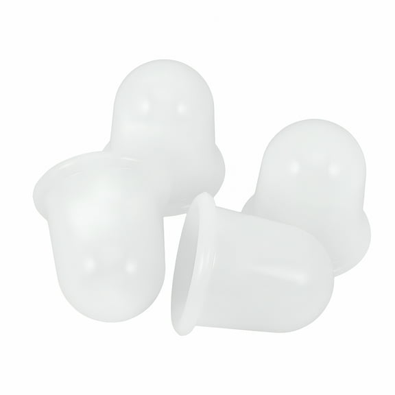 ELDORIX 4 Pcs Silicone Cupping Device Adjustable Vacuum Cups Manual Set