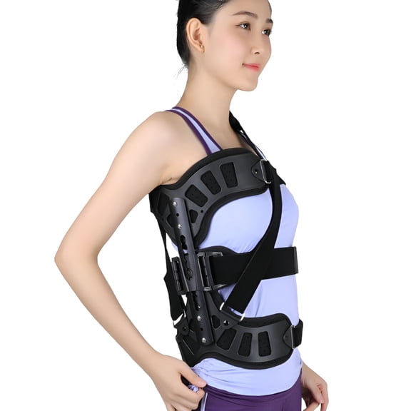 ELDORIX Adults Kids Adjustable Size Both Right Left Scoliosis Corrector Spine Support Auxiliary Bad Posture Orthosis Correcting Fracture