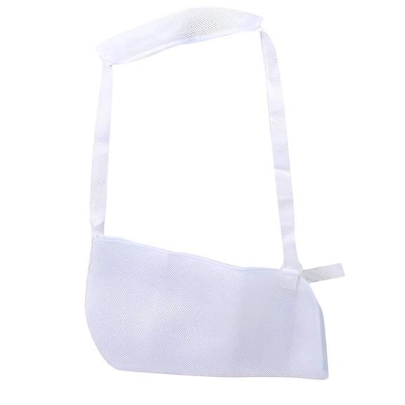 ELDORIX Arm Sling,Arm Sling Shoulder Immobilizer,Shower Sling for Shoulder Surgery Recovery,Adjustable Mesh Shoulder Immobilizer Arm Sling for Shower Breathable Medical Shoulder Elbow Support,White