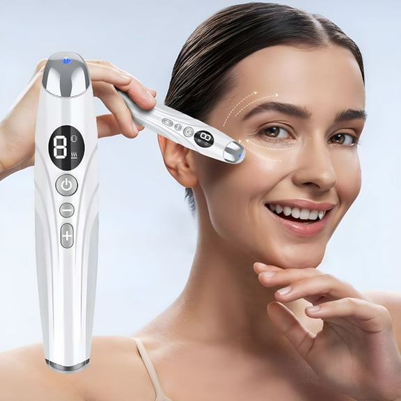 ELDORIX Beauty Eye Lift Wand,LED Display Eye Massager for Dry Eyes,Dark Circles and Puffiness,Face,Neck Sculpting Pen for Fine Lines and Wrinkles Portable Beauty Device Five Speed Adjustment