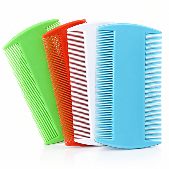 ELDORIX Durable Double Sided Nit Combs for Head Lice Detection Comb Pet Flea