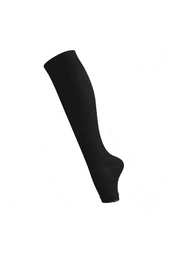 Open Toe Compression Socks for Women & Men, Knee High Toeless Compression Stockings for Circulation Support Recovery and All Day Wear