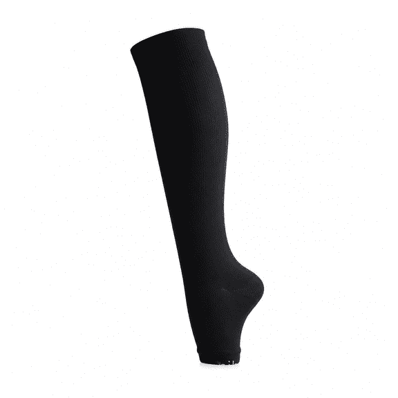 ELDORIX Open Toe Compression Socks for Women & Men, Knee High Toeless Compression Stockings for Circulation Support Recovery and All Day Wear