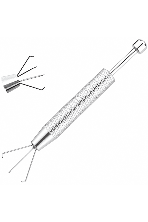 Piercing Taper Ball Grabber Tool for Changing Jewelry - 14G 16G 18G 20G Stainless Steel Flat Back Earrings Applicator Tool Threadless Insertion Pin Thread Body Piercing Kit for Ear Nose Lip