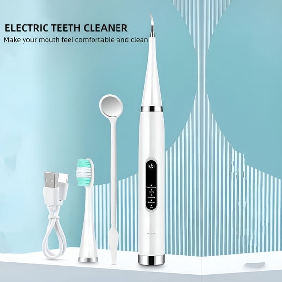 ELDORIX Plaque Remover for Teeth,Electric Dental Scaler Tooth Cleaning Device,5 Adjustable Modes Teeth Cleaning Kit Household Plaque Blaster