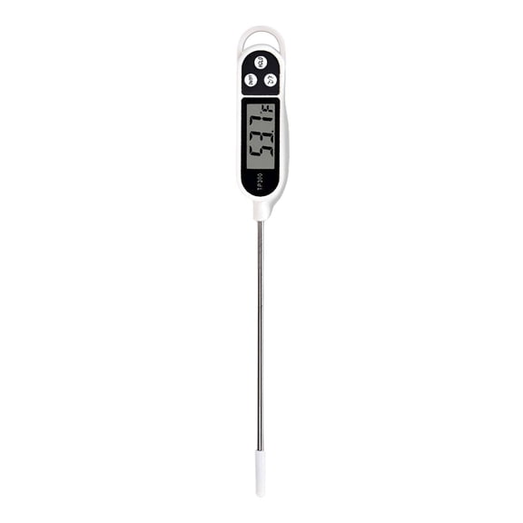 ELDORIX Water Thermometer,Electronic Display Digital Water Thermometer for Liquid,Intuitive Reading Instant Read Thermometer,White