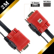 ELE2002M Element-Hz  VGA Cable with 3.5mm Stereo Plug 2 Meters / 6.56ft