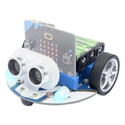 ELECFREAKS microbit Mini Cutebot Kit Compatible with BBC Microbit V2 and V1, DIY Programmable Robot Car Kit, STEM Educational Project, Graphical Makecode Coding CarWithout Microbit and AAA Battery