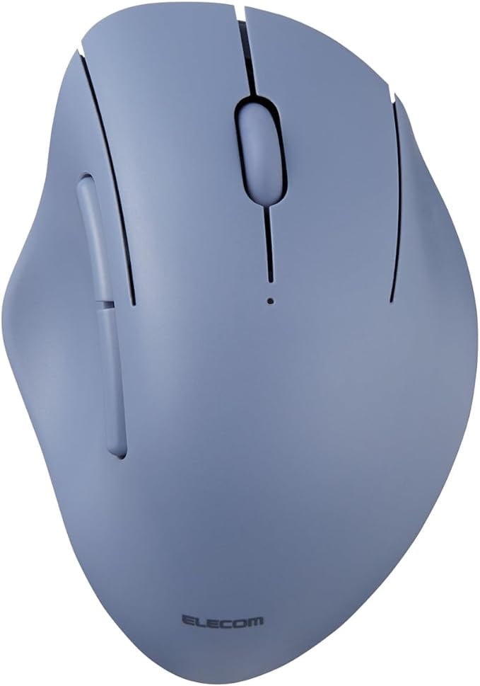 ELECOM EX-G Bluetooth Silent Mouse - Large Ergonomic Shape, 2000 DPI, 5 Buttons, For PC/Mac (M-XGL30BBSKBK)
