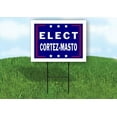 thumbnail image 1 of ELECT CORTEZ-MASTO 18 in x 24 in Yard Sign Road Sign with Stand, 1 of 4