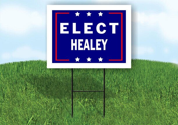 Elect Hillary Sign ELECT HEALEY 18 in x 24 in Yard Sign Road Sign with Stand - Walmart.com