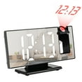 thumbnail image 1 of ELECTIME Projection Alarm Clock, Digital Clock with 180° Rotatable Projector, Clear LED Display, 1 of 7