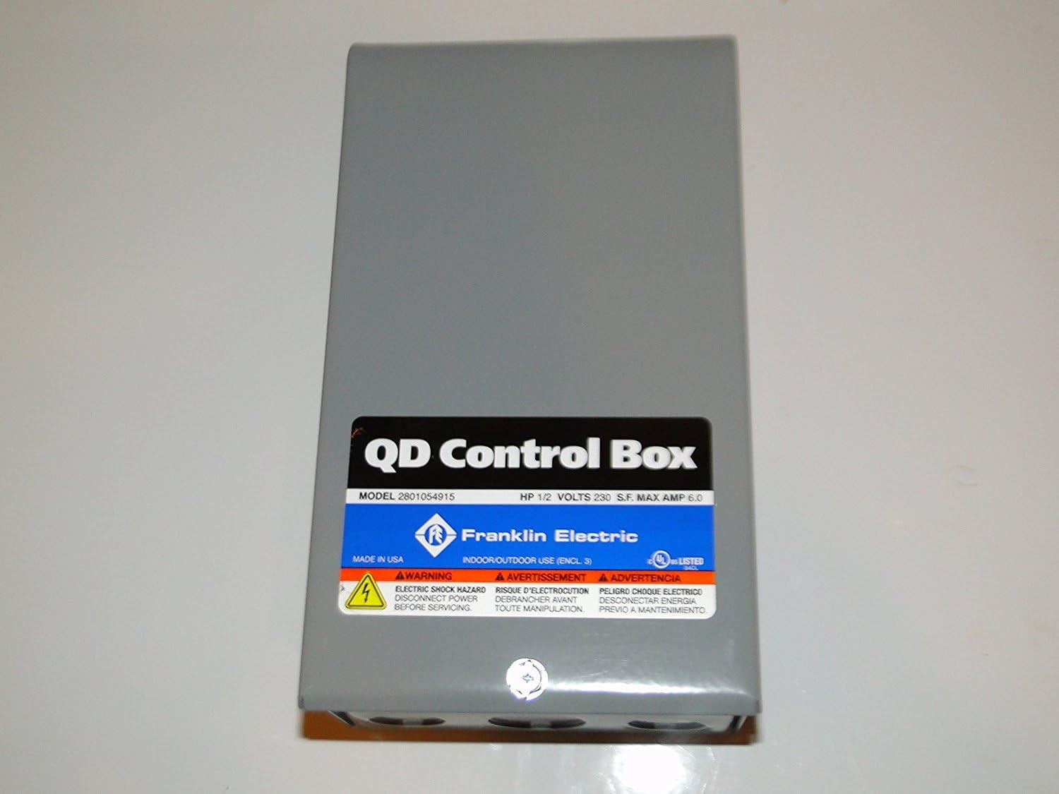 ELECTRIC 1/2 Submersible Water Pump Control Box