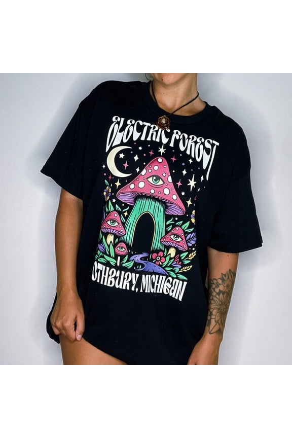 ELECTRIC FOREST t-shirt edm music festival merch