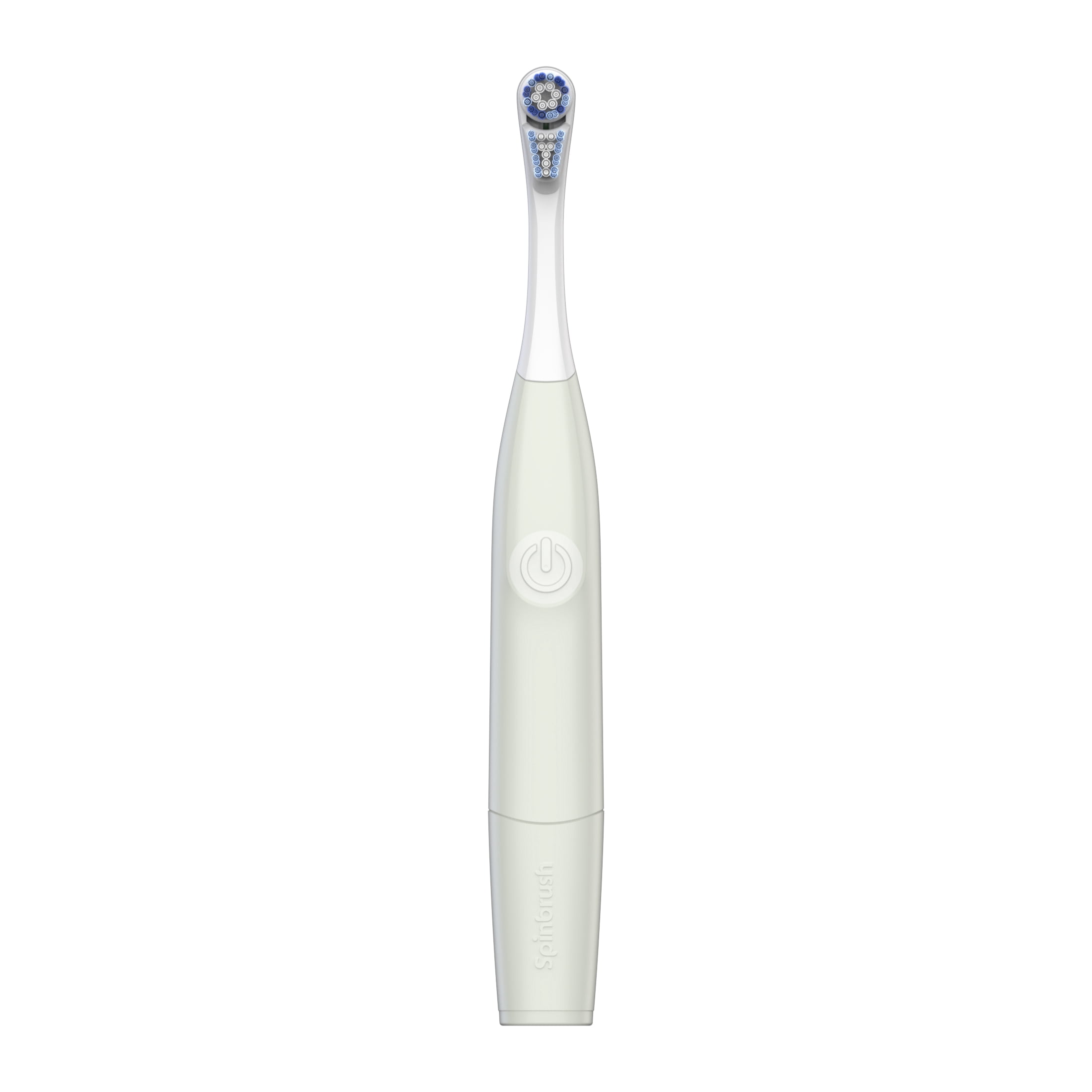 SPINBRUSH PRO CLEAN BATTERY POWERED ELECTRIC TOOTHBRUSH FOR ADULTS, MEDIUM BRISTLES, SAGE GREEN