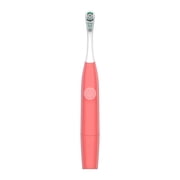 Spinbrush Pro Whiten Battery Powered Electric Toothbrush for Adults, Medium Bristles, Coral