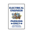 thumbnail image 1 of ELECTRICAL ENGINEER Parking Decal engineering tools electronics power system | Indoor/Outdoor | 12" Tall, 1 of 4