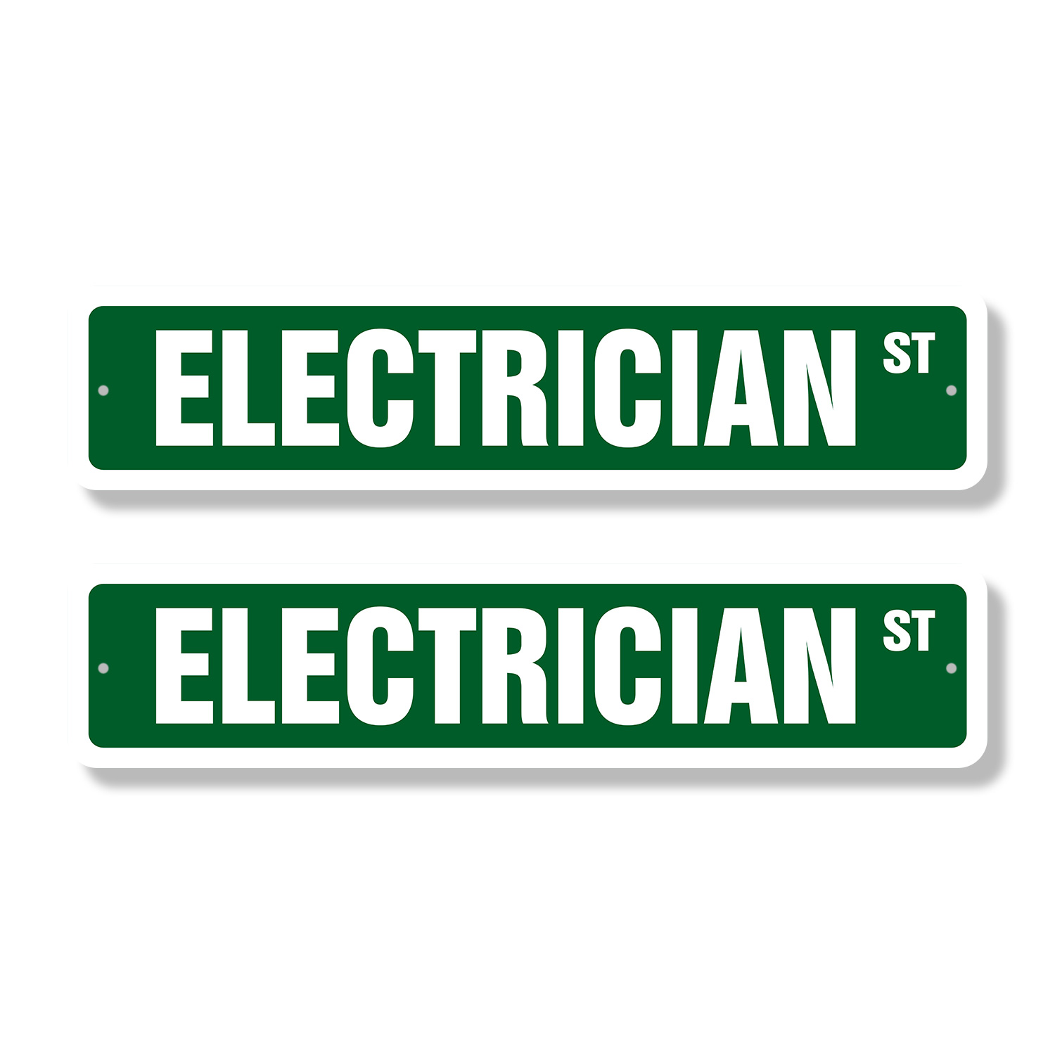 ELECTRICIAN Classic Street Sign (2 Pack) electric apprentice patch ...