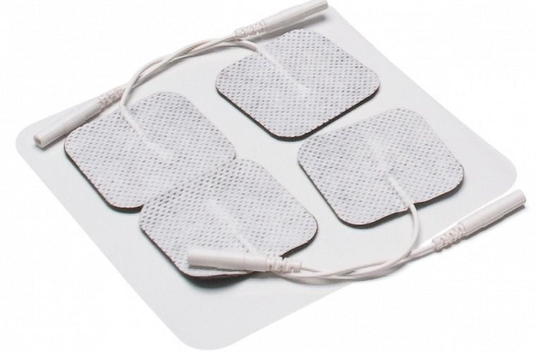  20 Pack TENS Unit Replacement Pads, Long-Lasting Snap  Electrodes for 50 Times of Use per Pad, AVCOO Latex-Free TENS Pads Set  Compatible with TENS EMS Devices Using 3.5mm Button Lead Wires(Black) 
