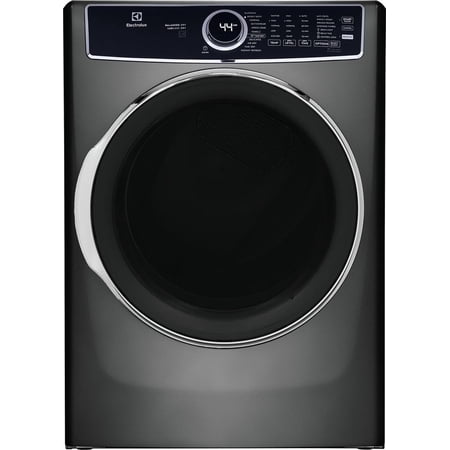Electrolux - 8.0 Cu. Ft. Stackable Electric Dryer with Steam and Balanced Dry - Titanium