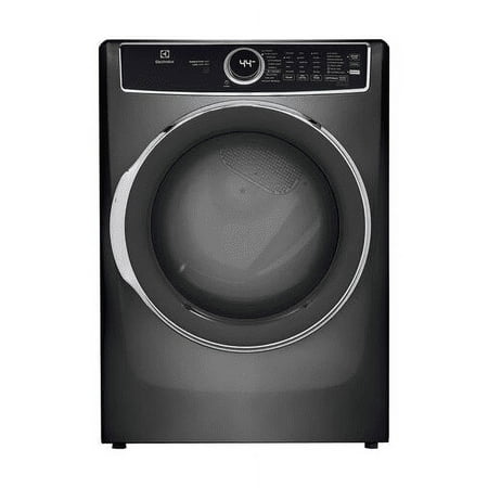 Electrolux - 8.0 Cu. Ft. Stackable Gas Dryer with Steam and LuxCare Dry System - Titanium