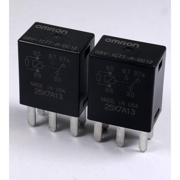 ELECTRONIC COMPONENTS - G8V-RH-1C7T-R-DC12 (2 Pieces)- MICRO AUTOMOTIVE RELAY, SPDT, 12VDC, 20A