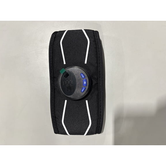 ELECTRONIC MUSCLE STIMULATOR ABS STIMULATOR MUSCLE TONER - BLACK/BLUE