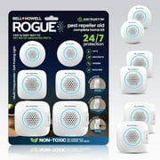 Bell+Howell Upgraded 2025 Ultrasonic Pest Repeller Indoor 6 Pk, Mice Repellent Indoor Home Kit, DIY Pest Control at Home, Plug in Spider Repellent, Rodent Repellent, Bug, Insect, Family & Pet Safe