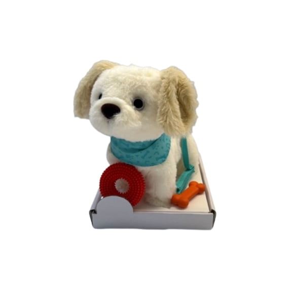 Battat Animated Plush Puppy Interactive Walking Stuffed Animal for 3 Years +