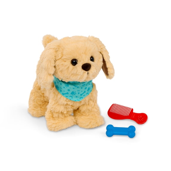 Battat Animated Plush Puppy Interactive Walking Stuffed Animal for 3 Years +