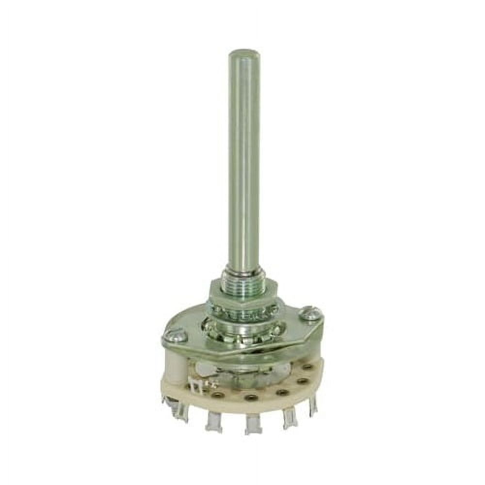 ELECTROSWITCH D4C0206S, Rotary Switch, 2-6pos, 1deck, 2pole/deck, DP6T ...